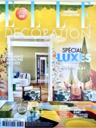 Elle Magazine, Elle décoration, Elle collector, papier peint, déco luxe